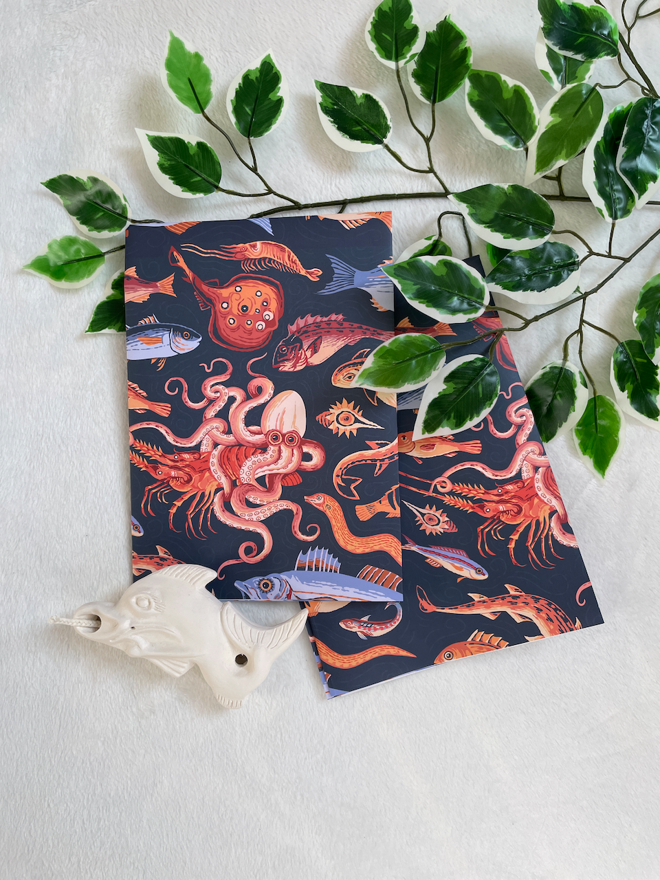 Pompeii Marine Mosaic Gift Wrap