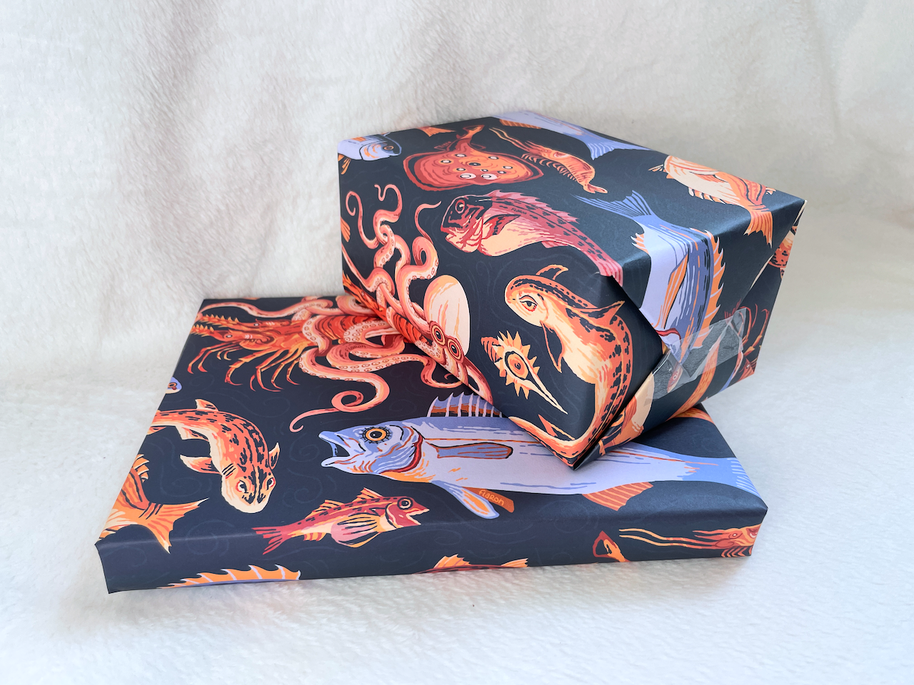 Pompeii Marine Mosaic Gift Wrap