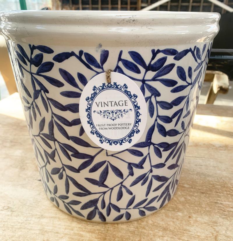 vintage design ceramic glazed pot
