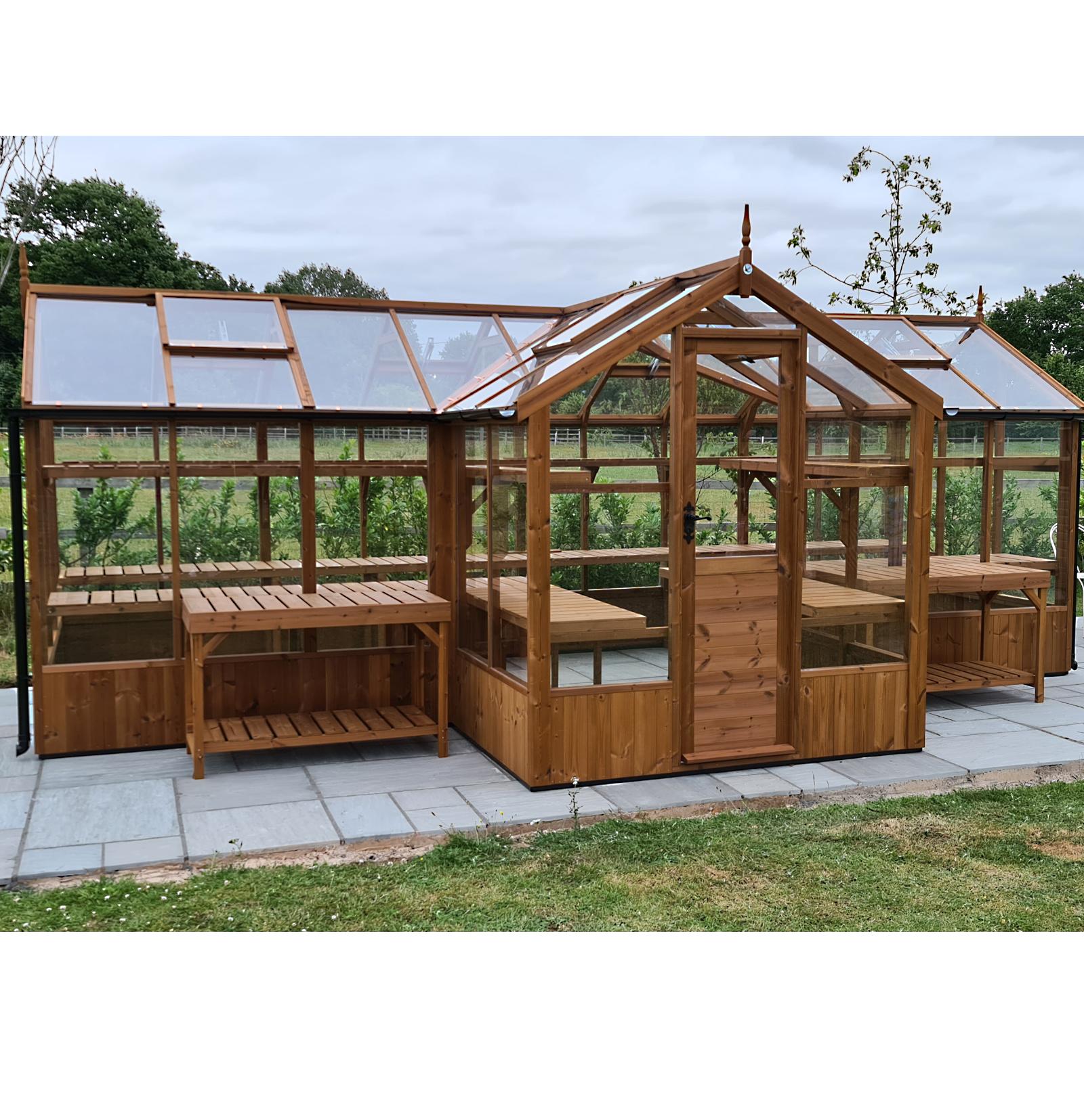 large T shaped greenhouse