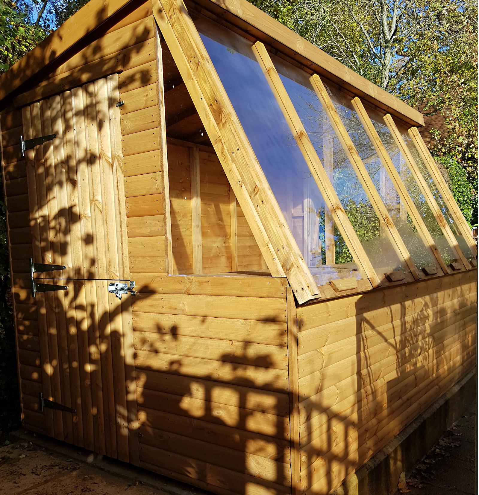 potting shed external view