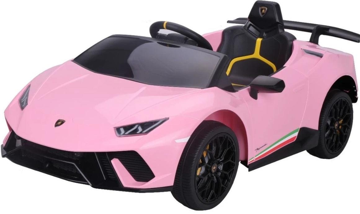 Lamborghini Huracan 12v ride on car - Pink 4wd