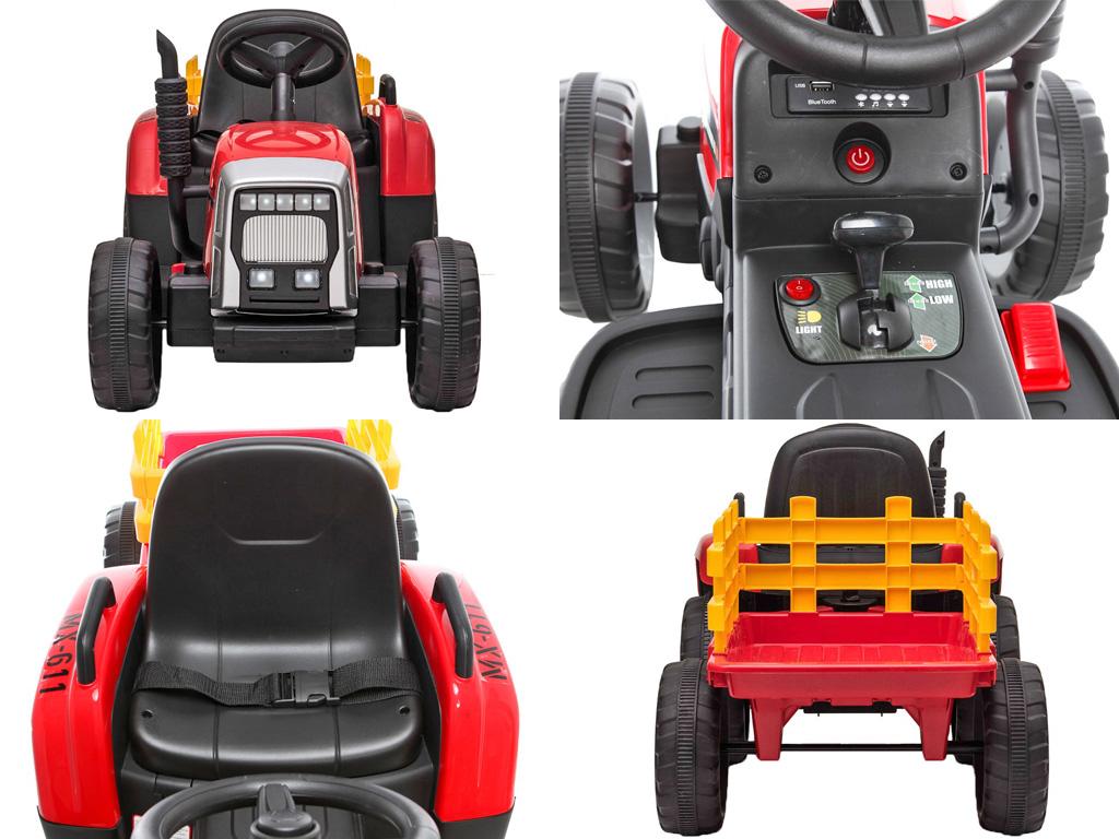 Rideable toy store tractors