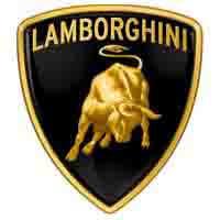 Lamborghini logo white background