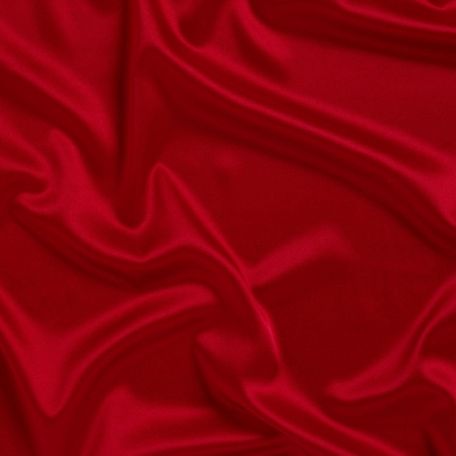 James Hare Stretch Crepe Backed Satin Rose Red