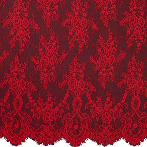 James Hare Chantilly Lace Rose Red