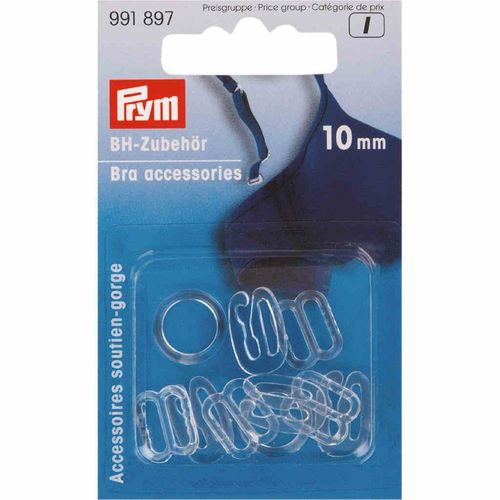 Prym Bra Accessories Transparent 10mm 991897