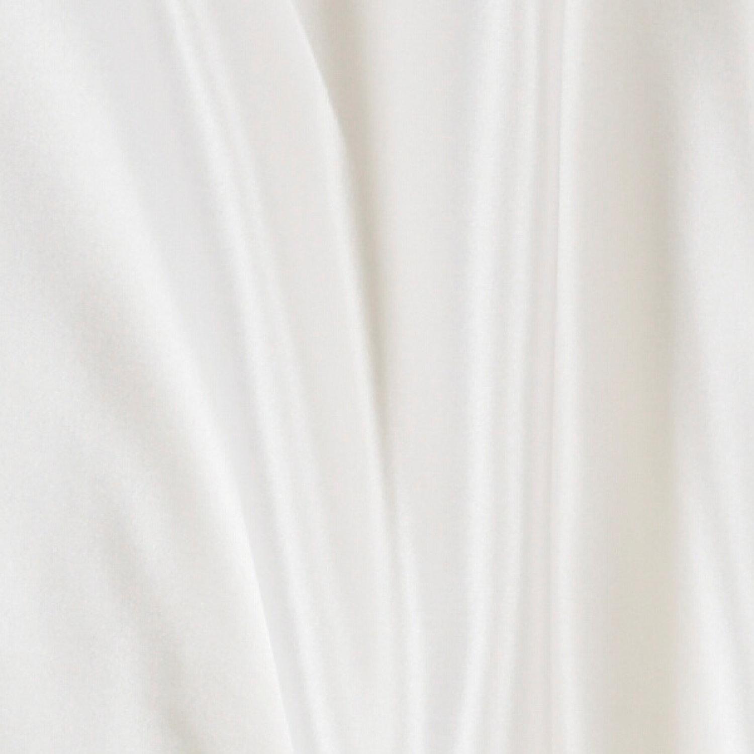 James Hare Duchesse Satin Fabric White