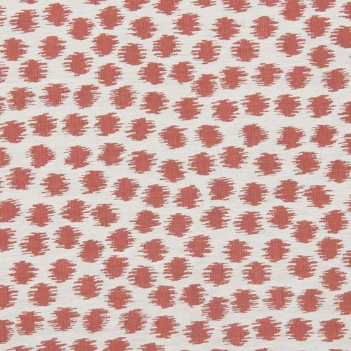 James Hare Kasuri Fabric Natural/Dusky Rose