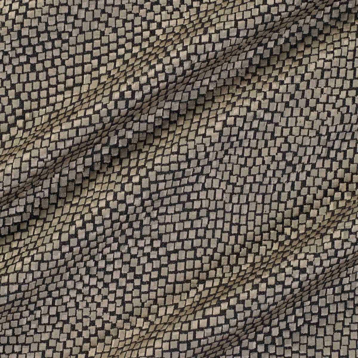 James Hare Tesserae Silk Fabric Agate