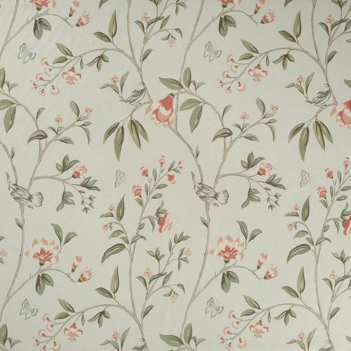 James Hare Hidcote Fabric Pink/Green