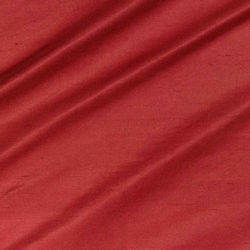 James Hare Regal Silk Fabric Redcurrant