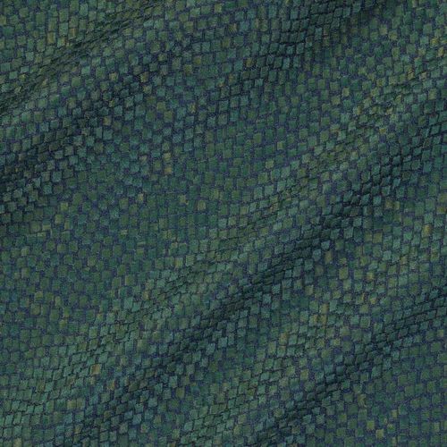 James Hare Tesserae Silk Fabric Macaw