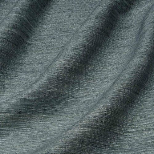 James Hare Vyne Silk Fabric Nordic Blue