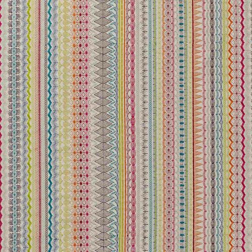 James Hare Mikado Fabric Rainbow
