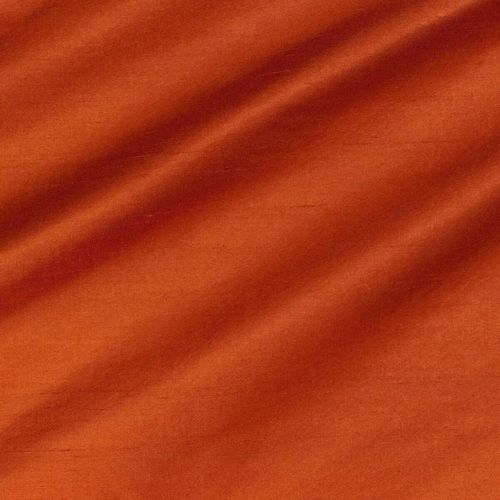 James Hare Regal Silk Fabric Indian Orange