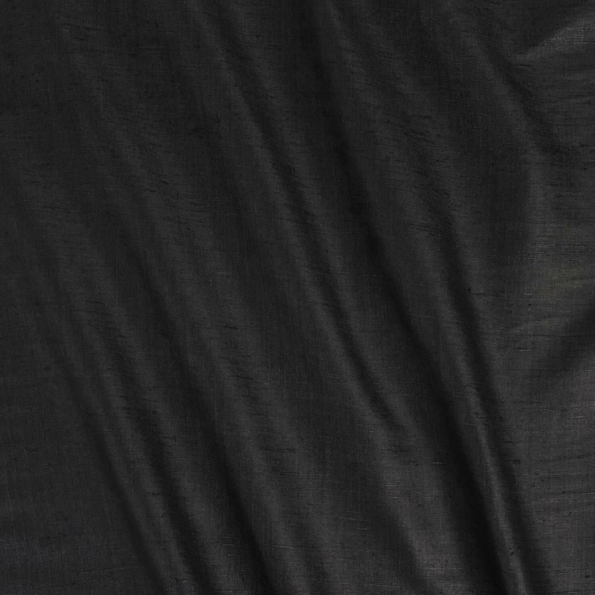 James Hare Vienne Silk Fabric Black