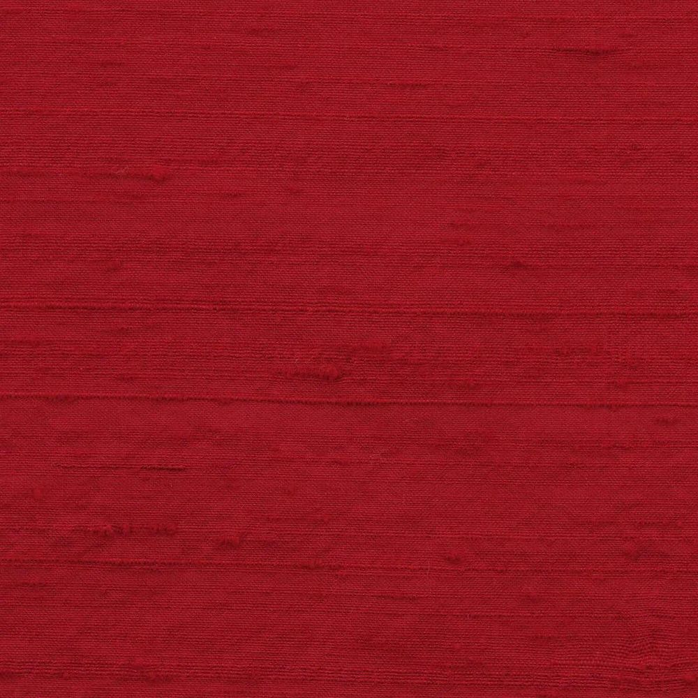James Hare Orissa Silk Fabric Tartan Red