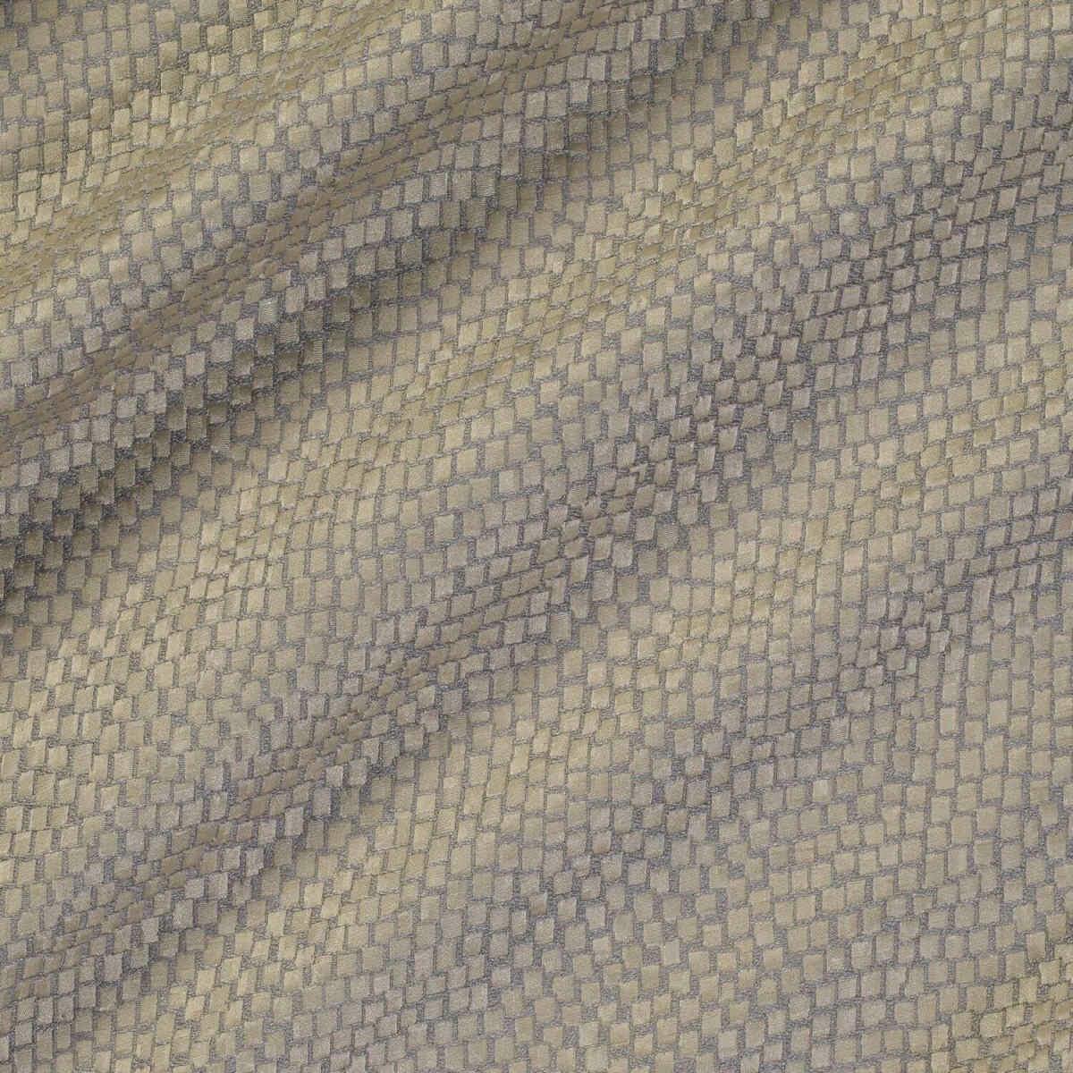James Hare Tesserae Silk Fabric Minnow