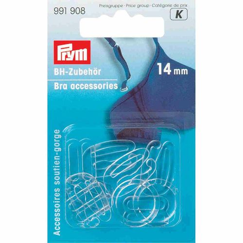 Prym Bra Accessories Transparent 14mm 991908