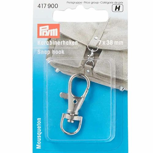 Prym Handbag Swivel Snap Hooks Silver 417900
