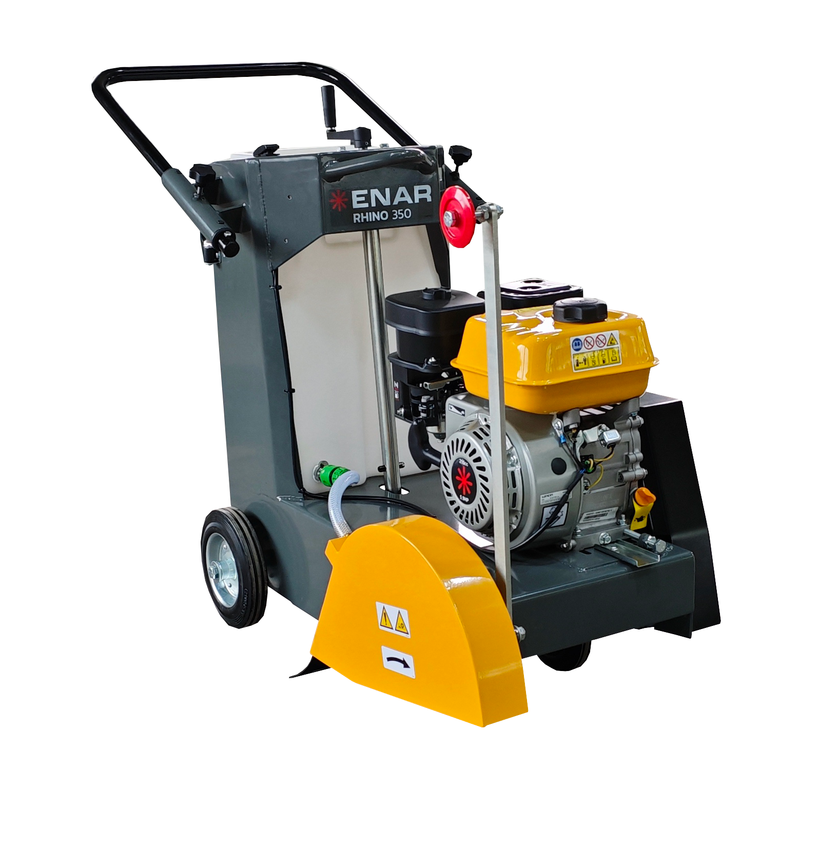 ENAR Rhino 350GL 14 inch compact floor saw for asphalt and concrete cutting