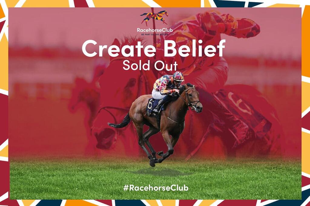 Shares in Create Belief have now SOLD OUT