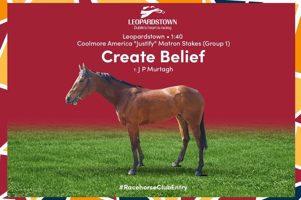Create Belief wins the Desmond Stakes at Leopardstown