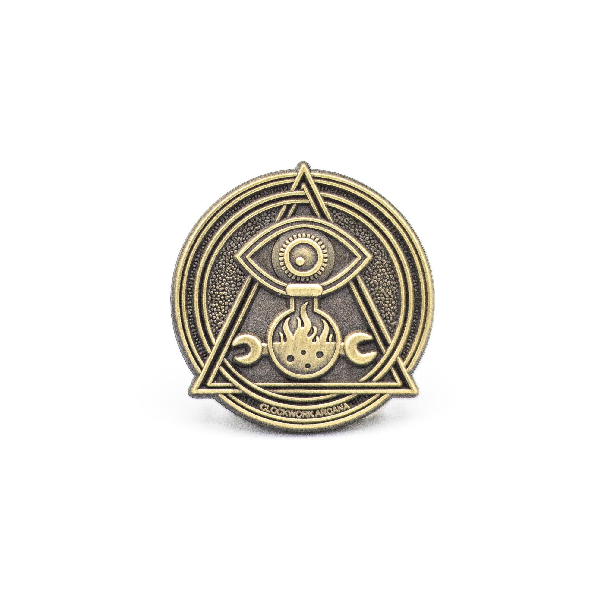 Gold pin