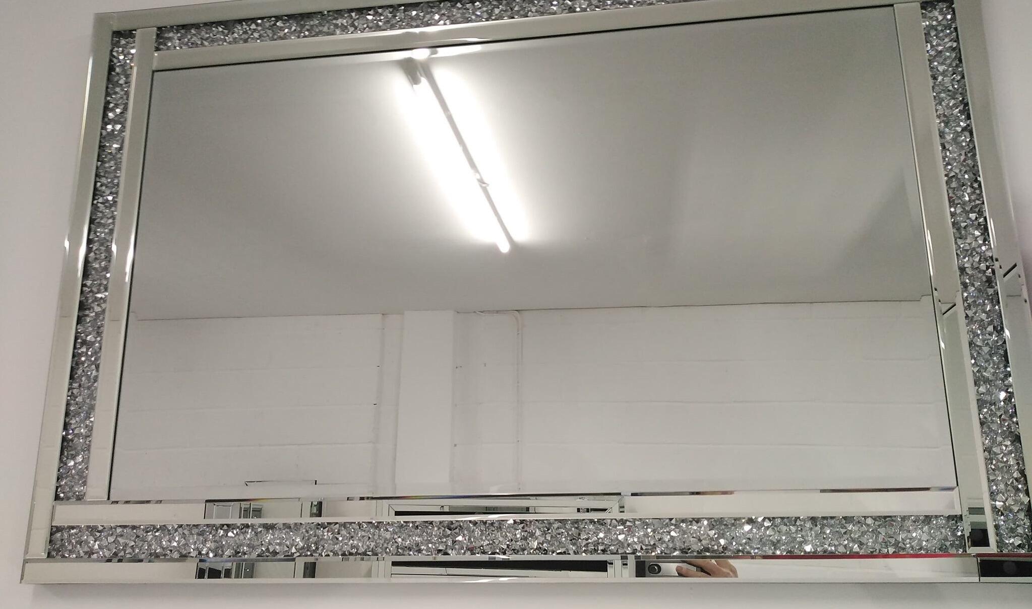 Crushed diamond mirror Various sizes