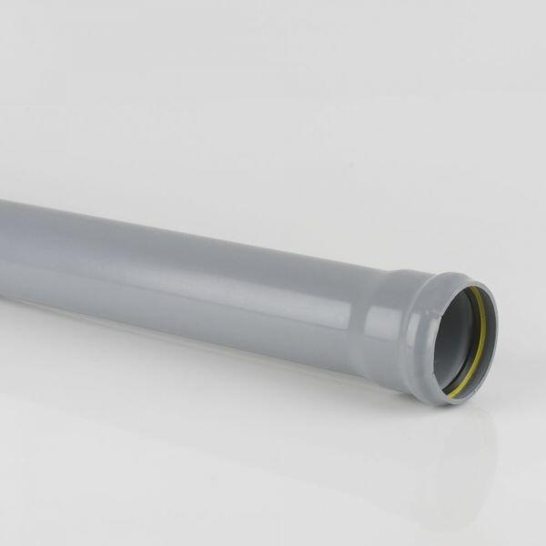 Ring Seal 82mm Single Socket Soil Pipe 3.0M - Plastic Drainage