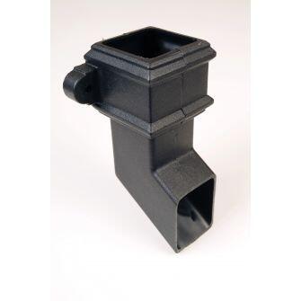 Cascade Shoe With Lugs For Square Downpipe 65mm - Plastic Drainage