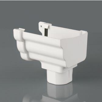 Ogee Guttering 106mm RH Stop End Outlet Prostyle