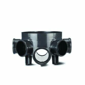 320mm Chamber Base With 5-Inlets (c/w 3 Banking Plugs)
