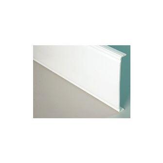 350mm x 5M Double Edged Fascia Ogee Capping Board White - 9mm - Plastic Drainage