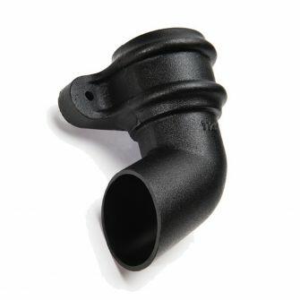 Cascade Handed Shoe With Lugs Left Hand For Round Downpipe 68mm