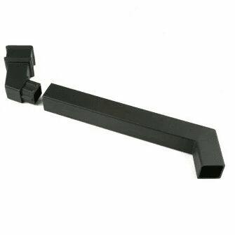 Cascade 150mm-455mm Adjustable Offset For Square Downpipe 65mm