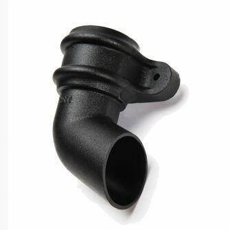Cascade Handed Shoe With Lugs Right Hand For Round Downpipe 68mm