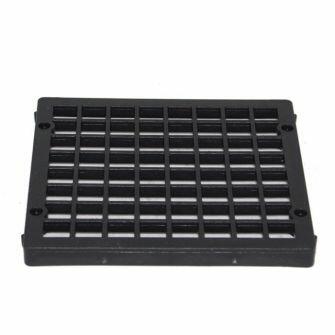 Square PP Black Grid( 150mm X 150mm) For 110mm Underground Drainage Pipe