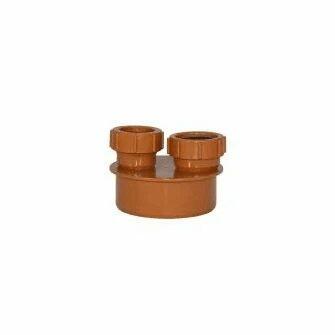 Waste Pipe Adaptor 110mm 40mm And 40mm Double Equal To Socket For Underground Drainage Pipe