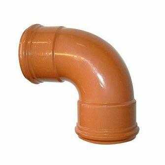160mm x 87.5DEG Double Socket Bend For 160mm Underground Drainage Pipe