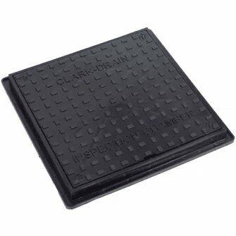 Square Plastic Cover And Frame To Suit 320mm Chamber 3.5Tonne (Driveway)