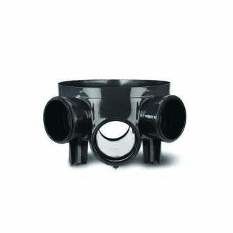 320mm Chamber Base With 3- Inlets (c/w 2 Banking Plugs)