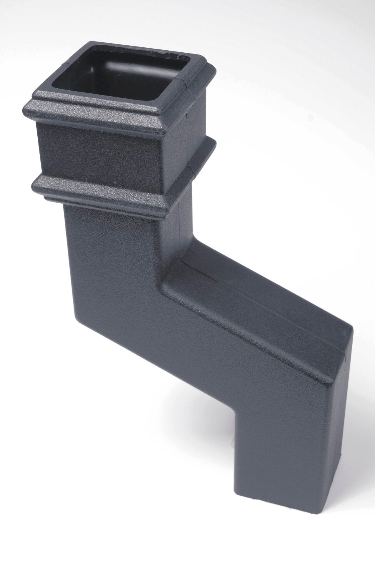 Cascade 150mm Offset For Square Downpipe 65mm - Plastic Drainage