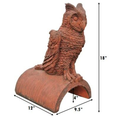 Owl finial measurements