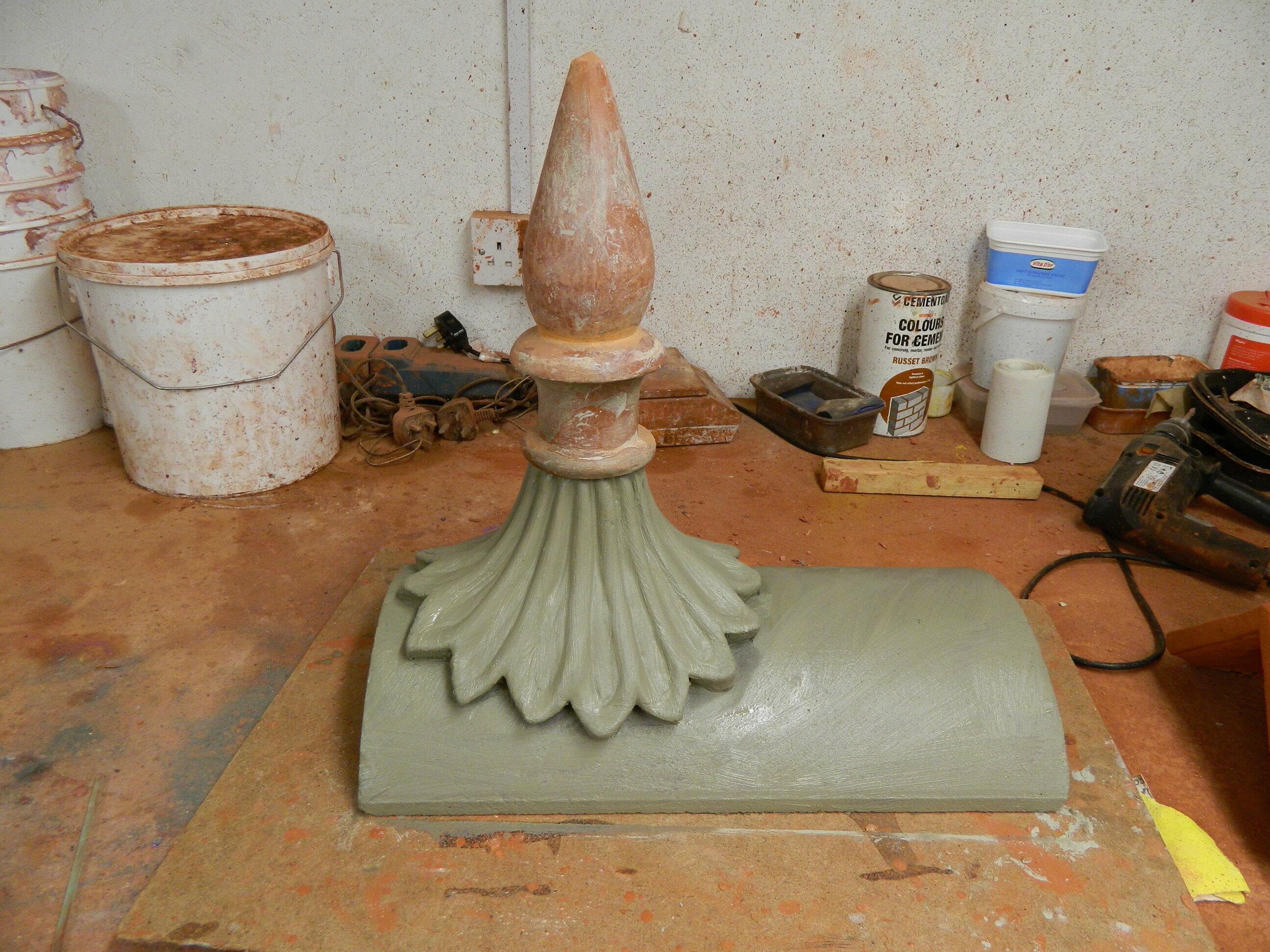 Bespoke roof finials and decorative ridge tiles for roofs