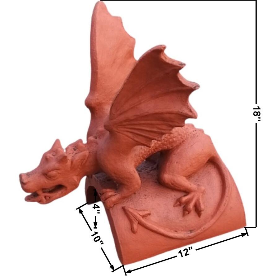 Knightwing dragon finial measurements