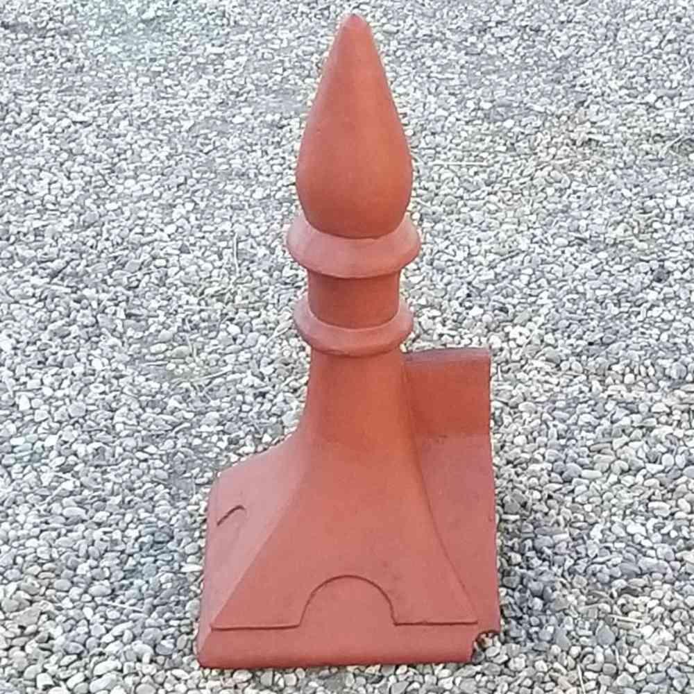 RD omega block end spike ridge finial