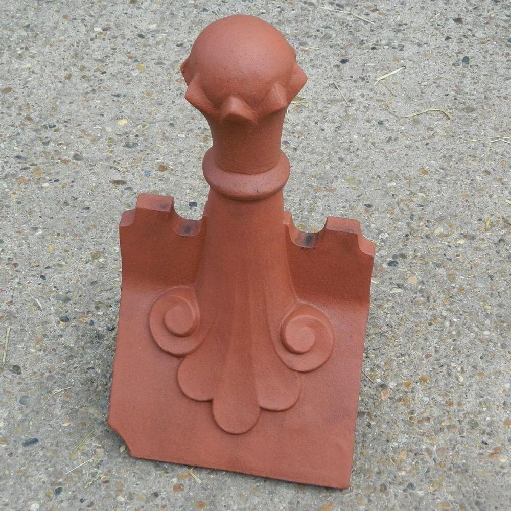 Castle scrolled old ball roof finial