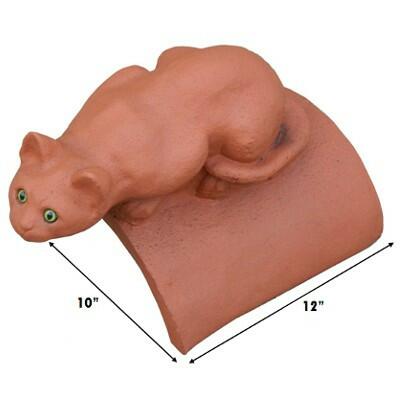 Cat finial on half round eyes special measurements